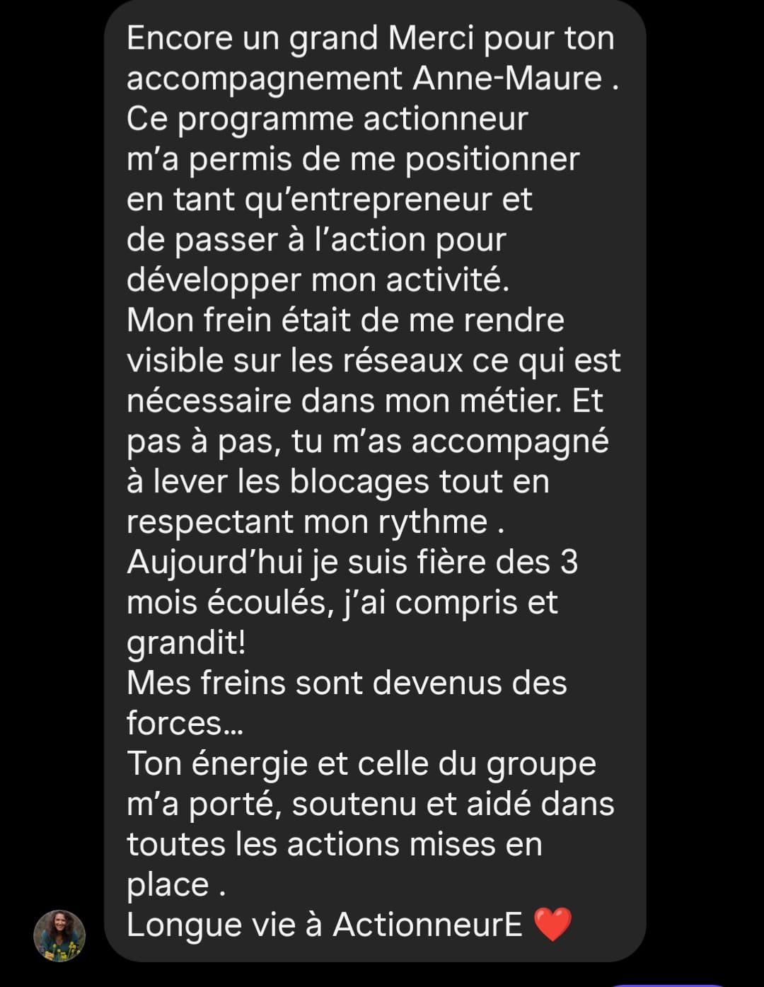 Témoignage 1